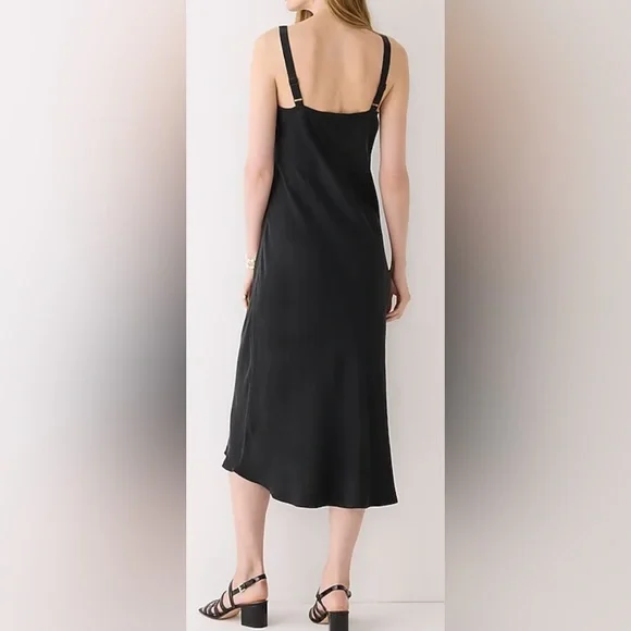 NEW J Crew Gwyneth V-neck slip dress in cupro blend!!! - Picture 2 of 7